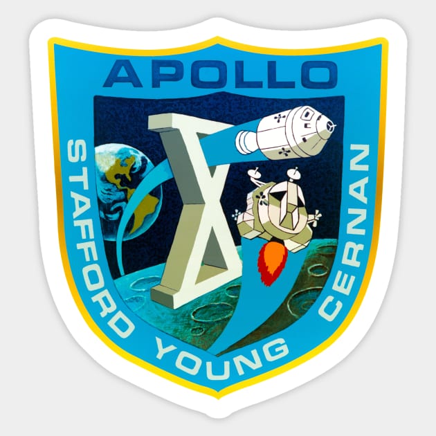 Apollo 10 mission Patch Sticker by ArianJacobs